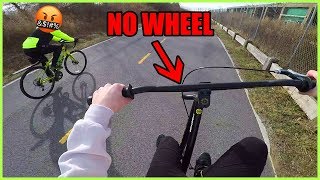 Wheeling With NO FRONT WHEEL