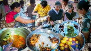 Hardworking Couple Selling Vizag Fish Meals & Egg Rice, Chicken Rice | Veg Meals | Street Food India