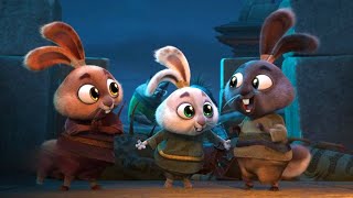 Kung Fu Panda 4 (2024) - The Cute Bunnies Are Mean! Scene | Crazyflix Movie