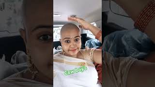 woman headshave new #gundu #bald #headshaver #mottai #tonsure