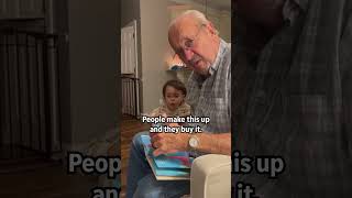 Great grandpa narrates ‘Baby Shark’ not knowing it’s a song | Humankind #shorts #goodnews