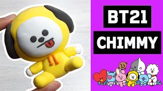 BT21 CHIMMY (치미) CLAY ART TUTORIAL | BTS JIMIN (박지민) | Diy Works