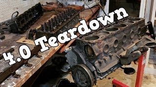 Junkyard Engine TEARDOWN | Jeep 4.0