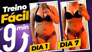 🔥 3 Exercícios FÁCEIS Para Perder Gordura da Barriga (Hiit)