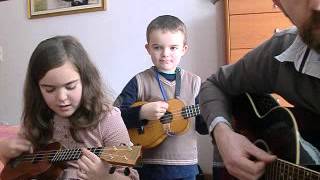 Laudato sii o mio Signore con chitarra e ukulele