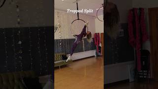 Trapped Split Lyra Move #lyra #aerialist #hoop #dancer #circus