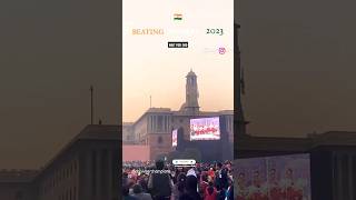 Beating The Retreat ceremony 2023 underway at Vijay chowk  #republicday #shorts @AgniVeerchampions