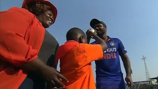 Sanju Samson helping cancer survivor boy 👏| sanju samson gifted his sign ball