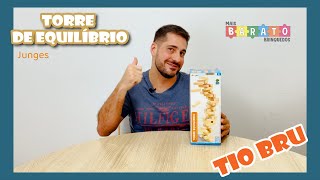 Torre de equilíbrio com Tio Bru