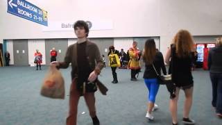 Walk Through San Diego Comic Con 2015 part 2 walking from Sails Pavilion to room 6 hallway