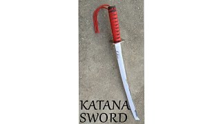 How to Make a BeautifulKatana Sword out of Rusted Kamani #shorts video