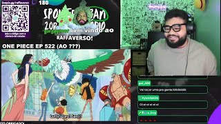 RAFFAVERSO REAGINDO - O REENCONTRO DOS MUGIWARAS| SABAODY TIME SKIP| ONE PIECE EP - 522