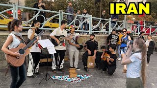 This song makes me cry! IRAN  Tehran Street Live Music Performance (موزیک خیابانی تجریش)