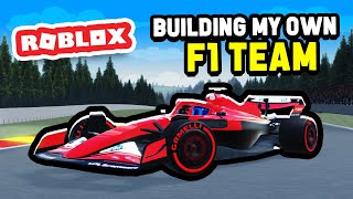 Building a F1 RACING TEAM in Roblox RFA FORMULA RACING 2024