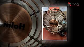 Holmes Heritage 4-Inch Mini USB Desk Fan Brushed Copper Review