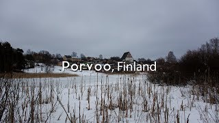 one week in Porvoo, Finland february 2019