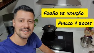 Fogão de indução Philco 4 bocas. Review e teste