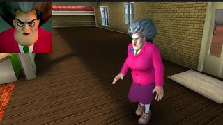 Scary Techer 3D Walktrough Chapter 1 2 3 4  Android Ios