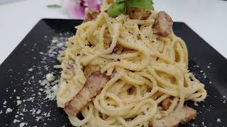 Paste carbonara.