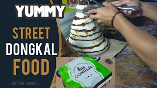 DONGKAL Piramid Cake | jajanan tradisional kue DONGKAL Lembut bangat Street food yuks.