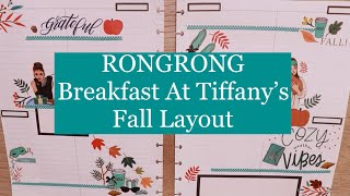 -RongRong- Breakfast At Tiffany's FALL Spread *Plan With Me BIG Quad Layout*