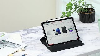 iPad Air 11 (2024) Case Review | Fintie 360-Degree Rotating Case | Easy to Use!