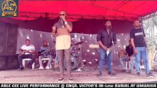 Enjoy The full Able Cee live Performance @ burial Umuahia