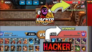 my match against MANA HACKER 😱😬 Level 4 Player 🤬🤔Castle Crush 🏰@castlegamingbydz