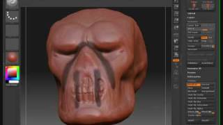 Zombie Head ZBrush Speed Sculpt 1 of 2