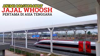 MAKIN DIMINATI..!!  Kereta Cepat Whoosh Angkut Ribuan Penumpang Perhari