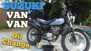 The Ultimate Suzuki Van Van 200 Oil Change!