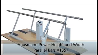 Battery Powered Height & Width Parallel Bars #1357 - Hausmann Industries