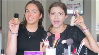 MAKEUP BAG SWAP CHALLENGE!! w/ Syd! /ReeSees