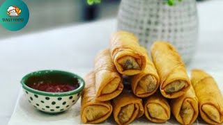 Bakery Waly creamy Chicken vegitable Spring Roll | Chicken Vegetable Roll Recipe|