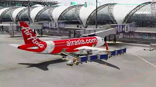 Prepar3D v5 Flight Sim labs A320-200(SL) Hat Yai - Bangkok (Suvarnabhumi)