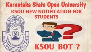 ksou Very important News (ksou_bot?) /New Notification For All Students @ksoudistanceeducation