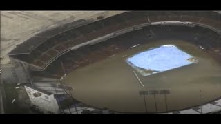 Milwaukee County Stadium Flooded