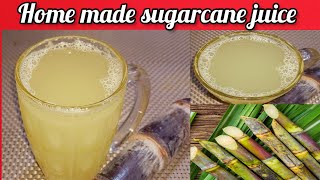 Sugarcane Juice || Just in 5 minutes, Home made sugarcane juice ರುಚಿಯಾಗಿ ಮನೆಯಲ್ಲಿ ಮಾಡಿ ಕಬ್ಬಿನ ಹಾಲು