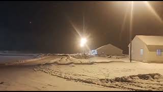 Live snowfall in Zojila tunnel