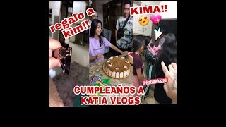 Juan de dios y kimberly loaiza celebrando🎂 a KATIA VLOGS/ juan le regala LUJOSO regalo a KIMBERLY🎁