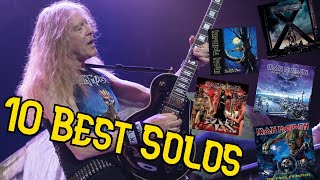 10 of the best! - Janick Gers solos (Iron Maiden)