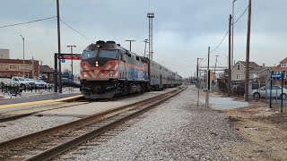 Metra Rock Island District Trains at Blue Island / Trains du Metra Rock Island à Blue Island