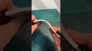 How to make foam board flexible! #howto #art #lesson #miniatures #flex #bend #shortsart #shorts