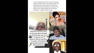 The Falana's Case Cannot Be Heard in Bobrisky's Absence, Nigerian lawyer reveals!!! 