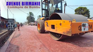 Asphaltage de l'avenue BIRMANIE | Commune de Bumbu | Kinshasa - RDC