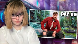 Я Выжил 7 Дней в Заброшенном Городе | Реакция на Mr.Beast