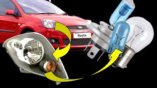 Headlight Bulb Change Ford Fiesta mk6 | Headlight REMOVAL is a MUST