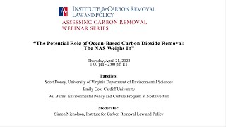 The Potential Role of Ocean-Based Carbon Dioxide Removal: The NAS Weighs In