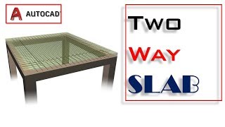 How to draw Two Way Slab in AUTOCAD