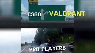 CSGO Pros Play VALORANT Now (Skilled Pro players who switched) | CSGO and VALORANT HIGHLIGHTS